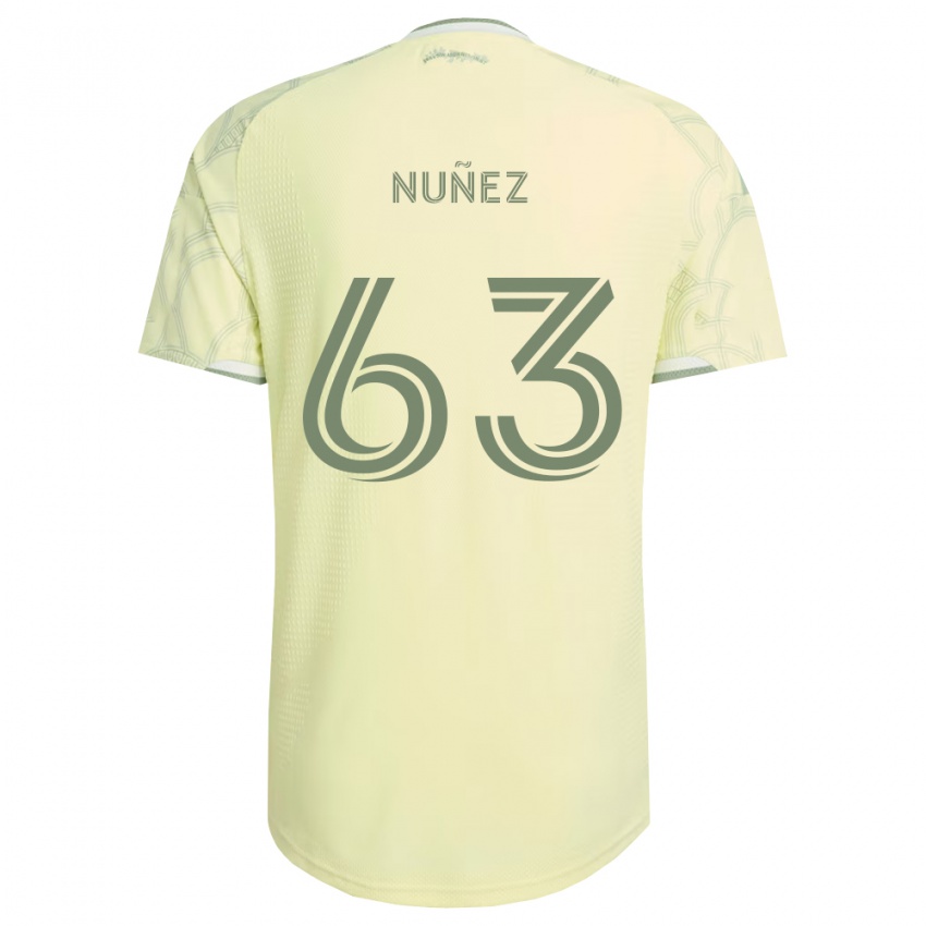 נשים Daniel Nuñez #63 בז' לבן הרחק ג'רזי 2026/27 חולצה קצרה