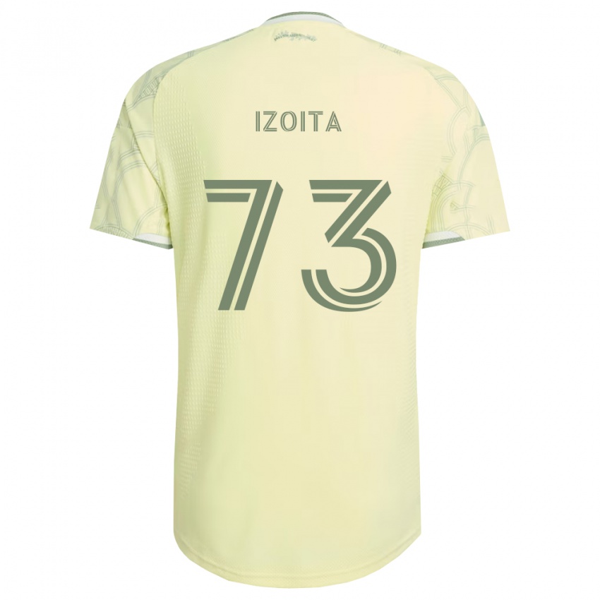 נשים Eric Izoita #73 בז' לבן הרחק ג'רזי 2026/27 חולצה קצרה