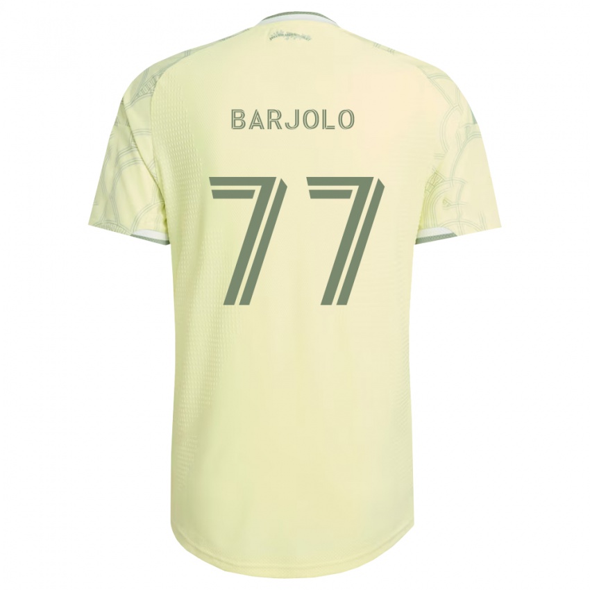 נשים Benjamin Barjolo #77 בז' לבן הרחק ג'רזי 2026/27 חולצה קצרה
