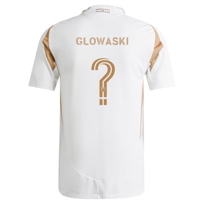 נשים Dylan Glowaski #0 לבן חום הרחק ג'רזי 2026/27 חולצה קצרה