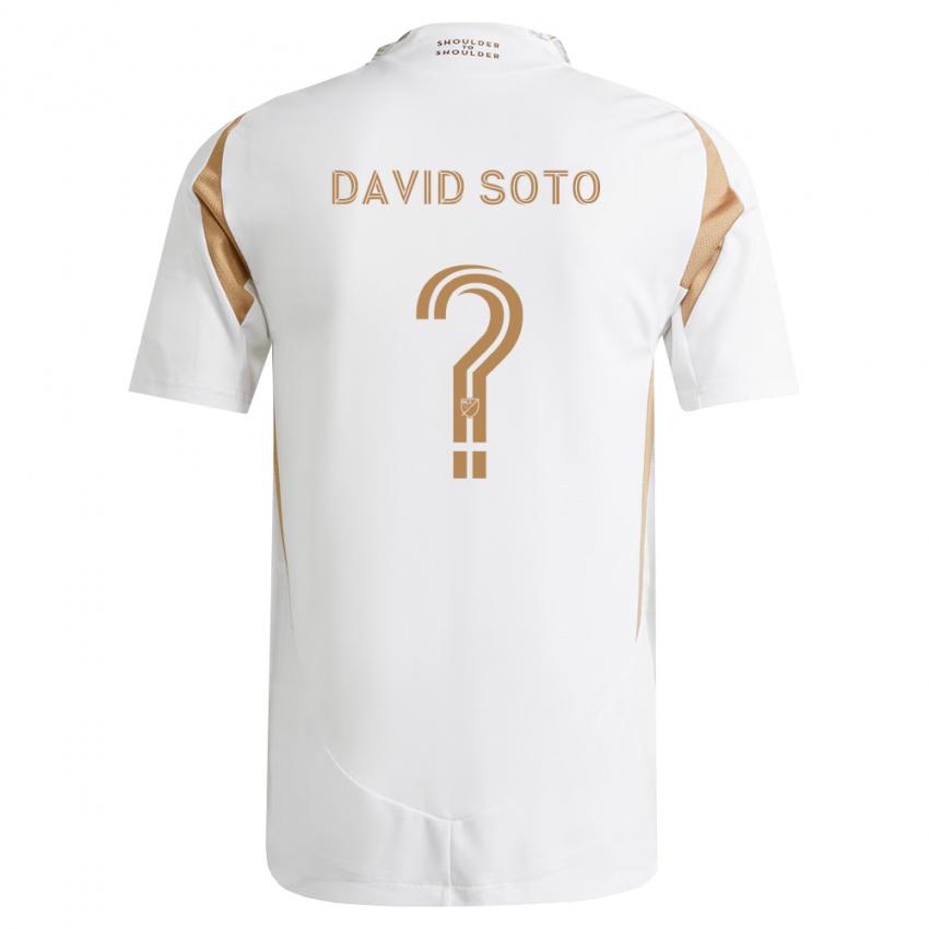 נשים David Soto #0 לבן חום הרחק ג'רזי 2026/27 חולצה קצרה