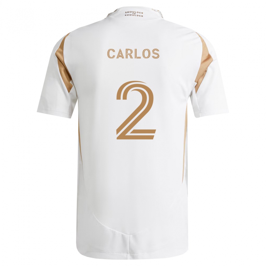 נשים Aidan Carlos #2 לבן חום הרחק ג'רזי 2026/27 חולצה קצרה