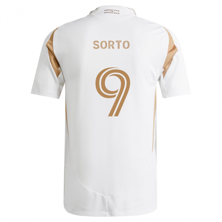 נשים Andrew Sorto #9 לבן חום הרחק ג'רזי 2026/27 חולצה קצרה