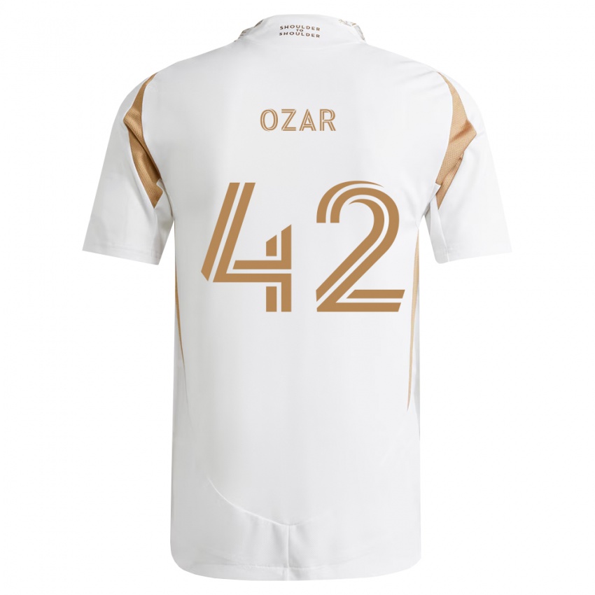 נשים Miles Ozar #42 לבן חום הרחק ג'רזי 2026/27 חולצה קצרה