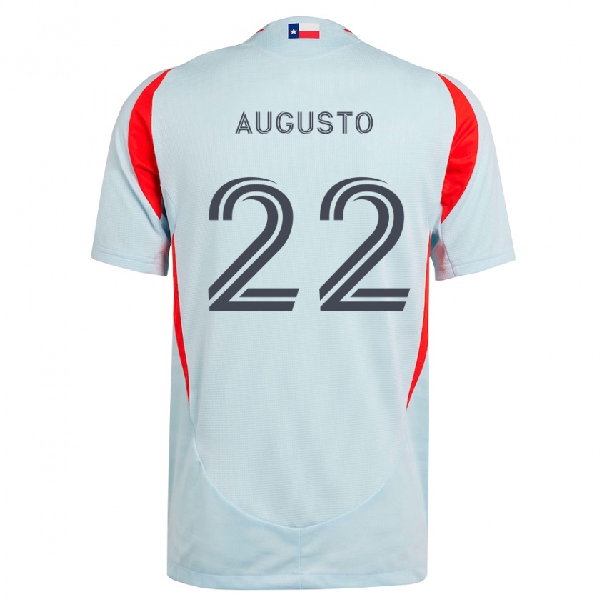 נשים Álvaro Augusto #22 אפור כהה לבן אדום הרחק ג'רזי 2026/27 חולצה קצרה