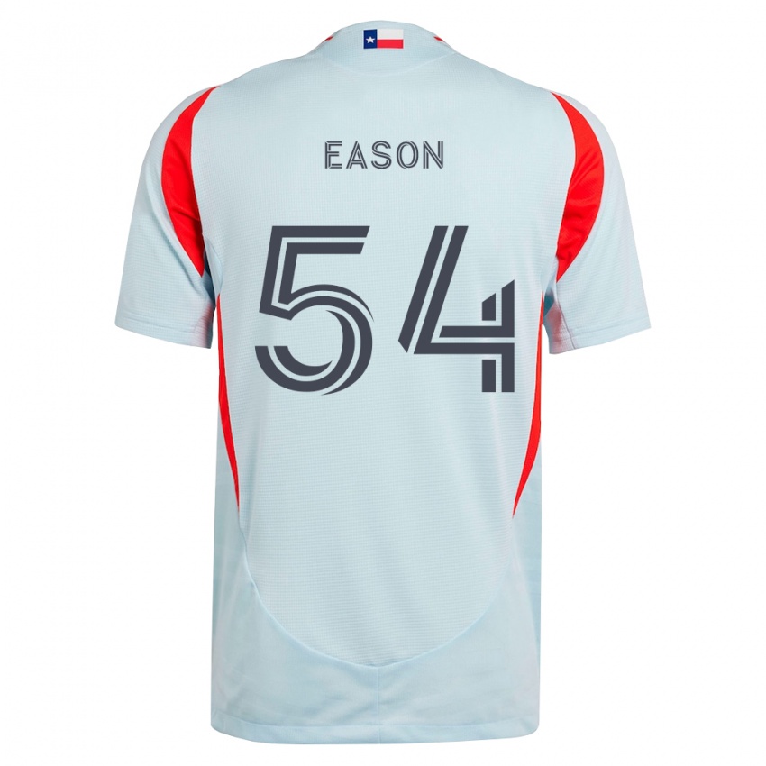 נשים Jordyn Eason #54 אפור כהה לבן אדום הרחק ג'רזי 2026/27 חולצה קצרה