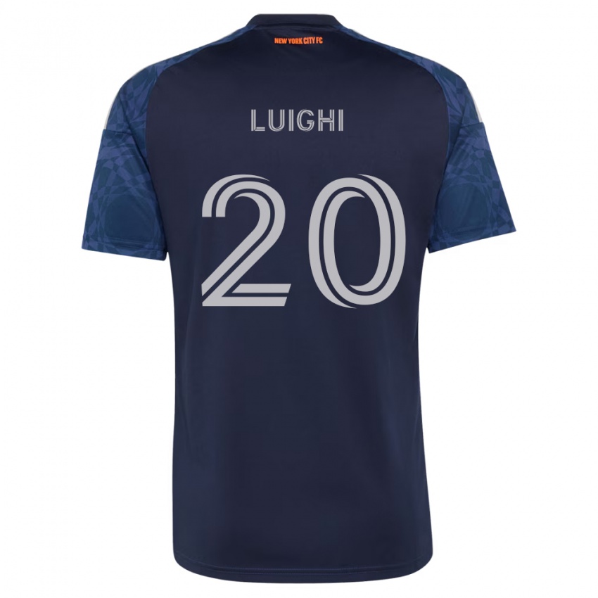 נשים Luighi #20 כחול עמוק לבן הרחק ג'רזי 2026/27 חולצה קצרה