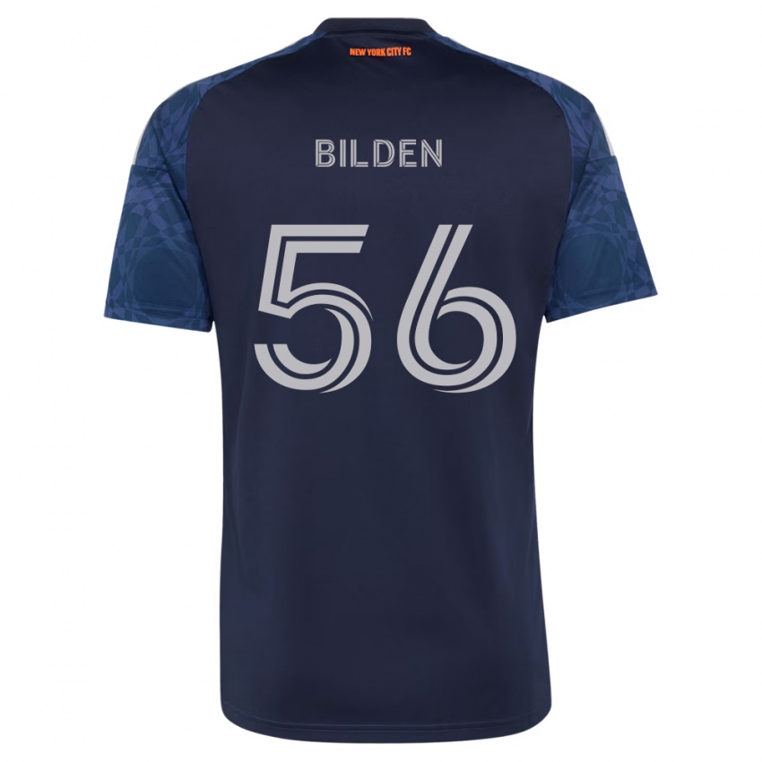 נשים James Bilden #56 כחול עמוק לבן הרחק ג'רזי 2026/27 חולצה קצרה