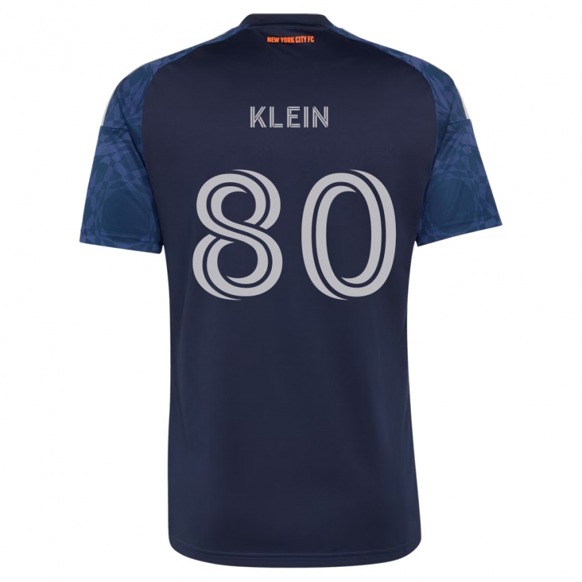 נשים Brennan Klein #80 כחול עמוק לבן הרחק ג'רזי 2026/27 חולצה קצרה