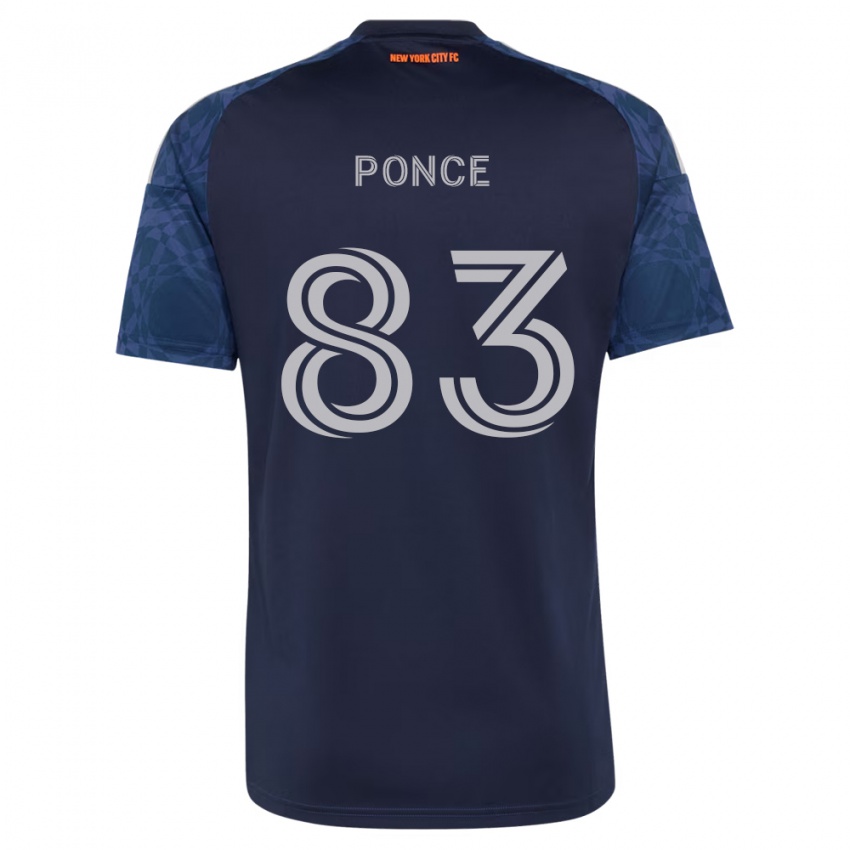 נשים Camilo Ponce #83 כחול עמוק לבן הרחק ג'רזי 2026/27 חולצה קצרה