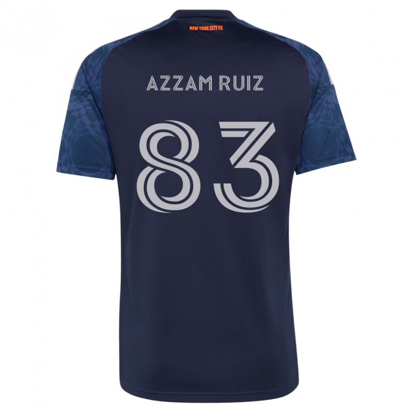 נשים Camil Azzam Ruiz #83 כחול עמוק לבן הרחק ג'רזי 2026/27 חולצה קצרה