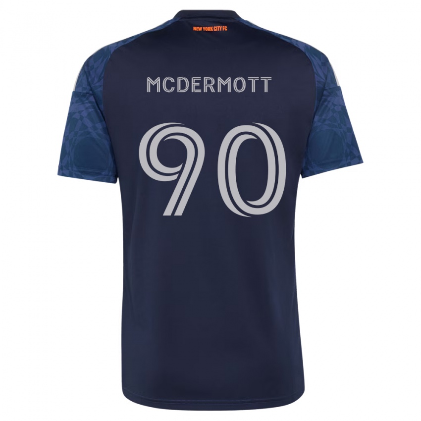נשים Dylan Mcdermott #90 כחול עמוק לבן הרחק ג'רזי 2026/27 חולצה קצרה