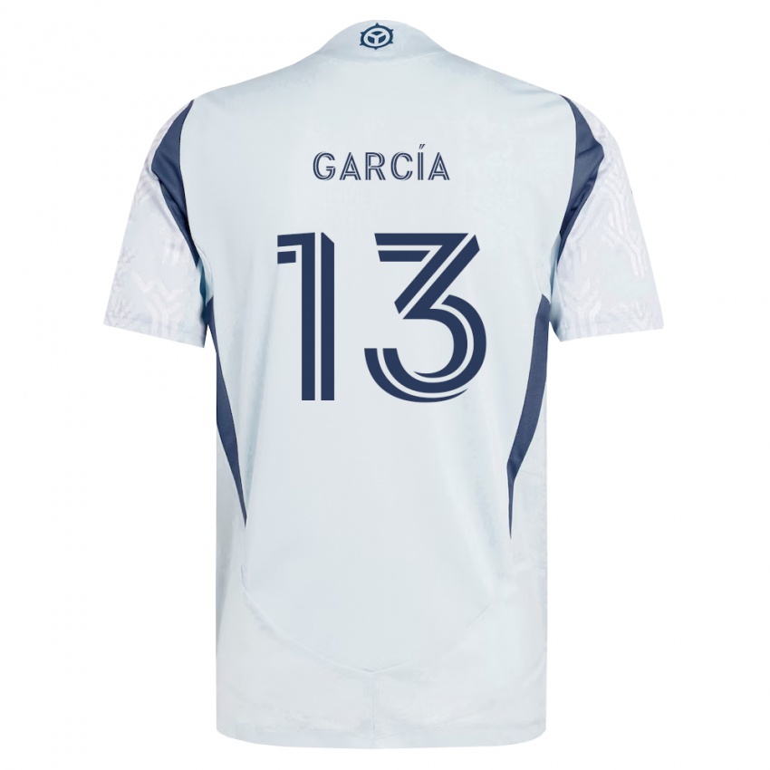 נשים Deijan García #13 כחול אפור לבן הרחק ג'רזי 2026/27 חולצה קצרה