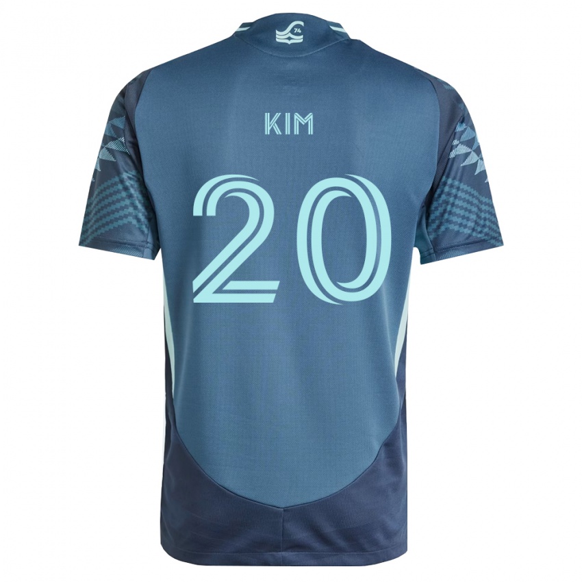נשים קים קי-הי #20 כחול צי ירוק הרחק ג'רזי 2026/27 חולצה קצרה