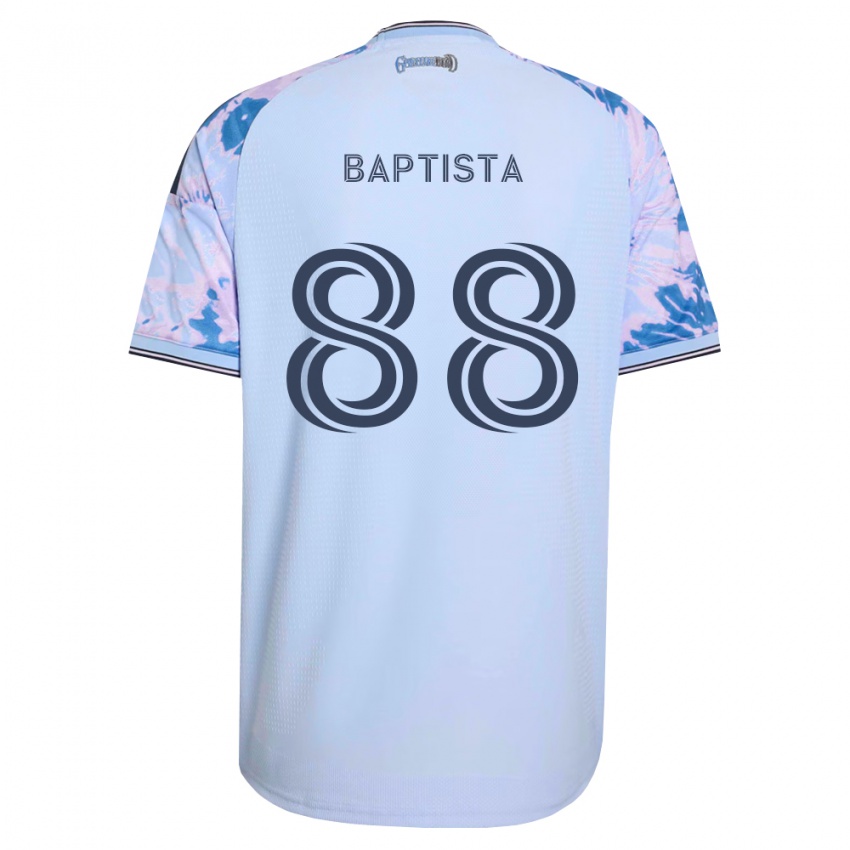 נשים Diogo Baptista #88 כחול מלכותי לבן שחור הרחק ג'רזי 2026/27 חולצה קצרה