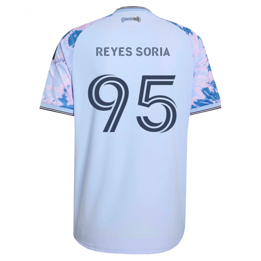 נשים Randhu Reyes Soria #95 כחול מלכותי לבן שחור הרחק ג'רזי 2026/27 חולצה קצרה