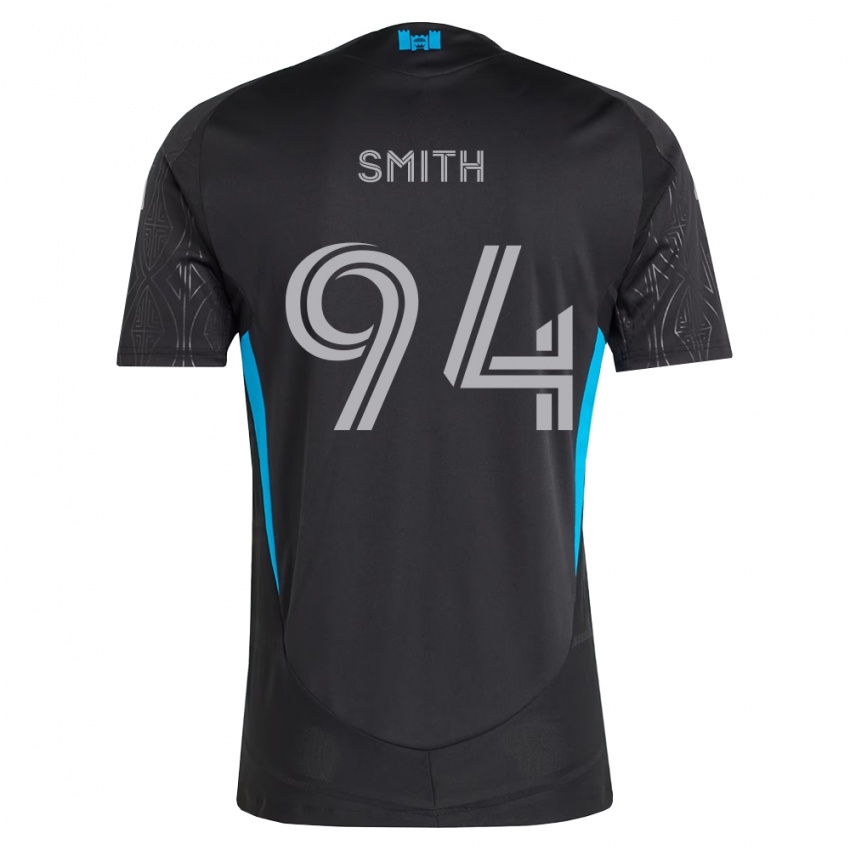 נשים Gavin Smith #94 שחור לבן כחול שמיים הרחק ג'רזי 2026/27 חולצה קצרה