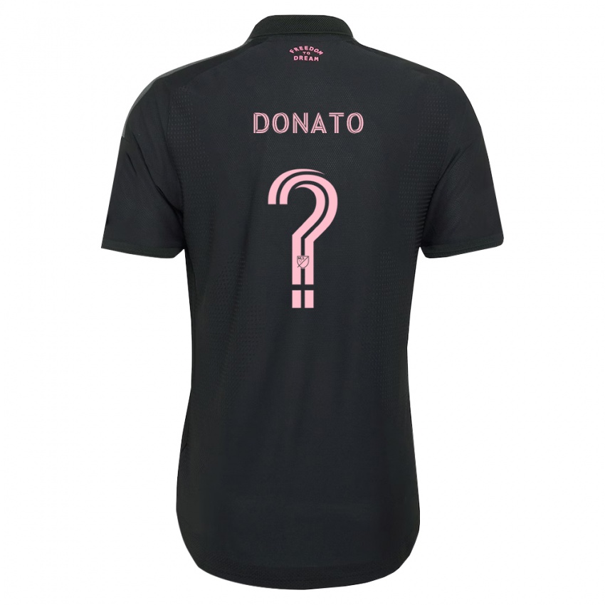 נשים Benjamin Donato #0 ורוד שחור לבן הרחק ג'רזי 2026/27 חולצה קצרה