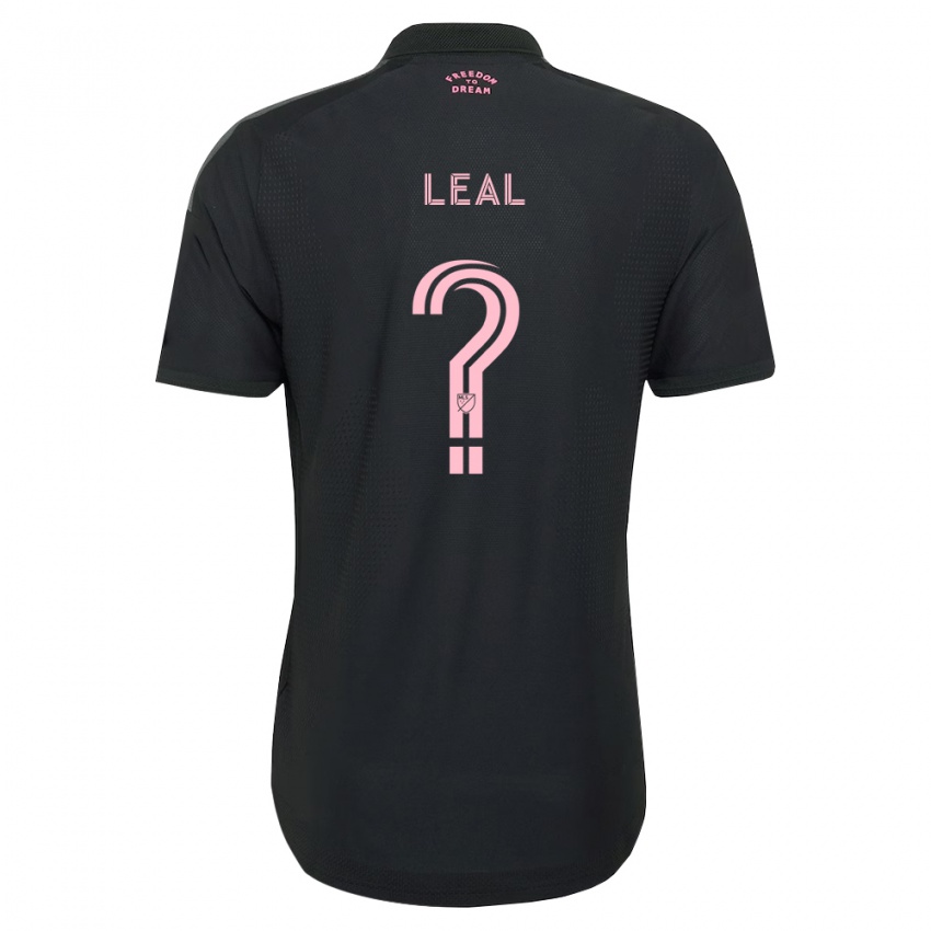 נשים Gabriel Leal #0 ורוד שחור לבן הרחק ג'רזי 2026/27 חולצה קצרה