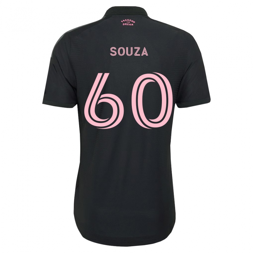 נשים Brandon Souza #60 ורוד שחור לבן הרחק ג'רזי 2026/27 חולצה קצרה