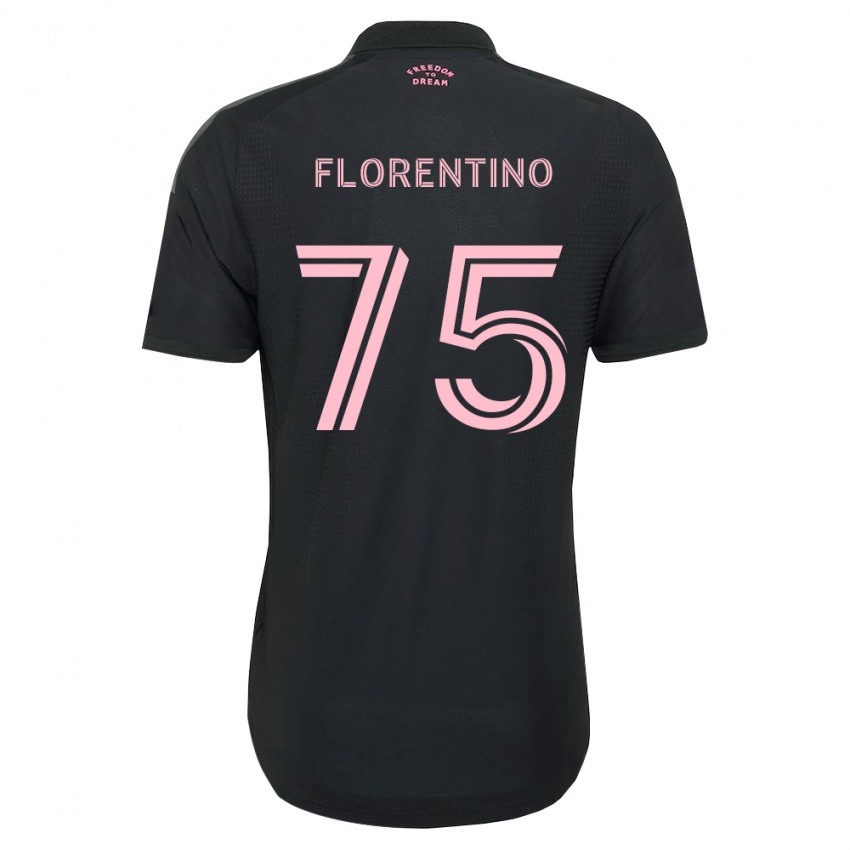 נשים Gabriel Florentino #75 ורוד שחור לבן הרחק ג'רזי 2026/27 חולצה קצרה