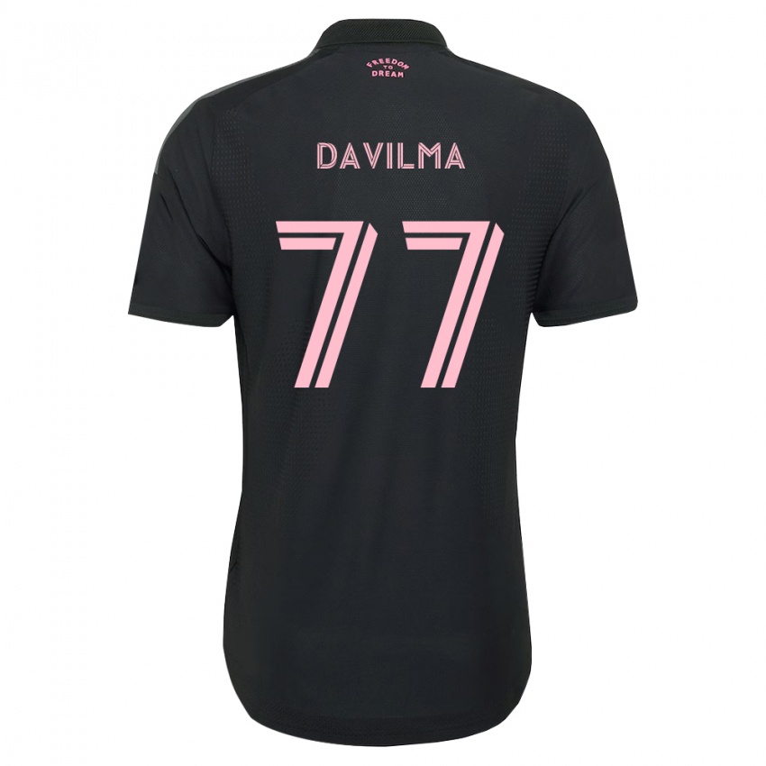 נשים Kensly Davilma #77 ורוד שחור לבן הרחק ג'רזי 2026/27 חולצה קצרה