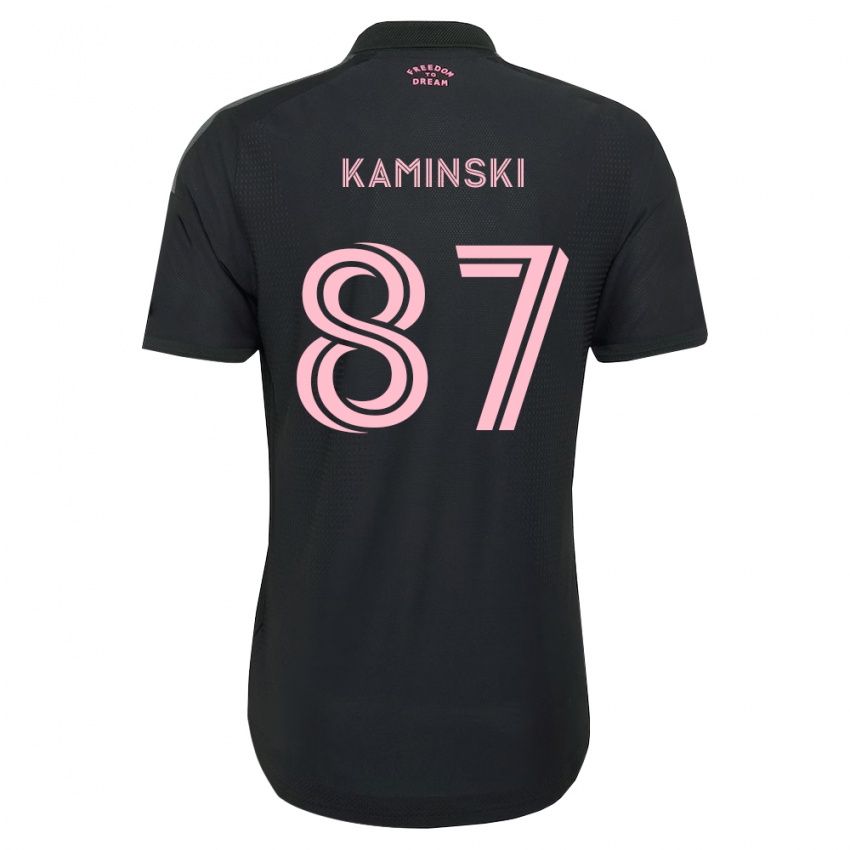 נשים Brett Kaminski #87 ורוד שחור לבן הרחק ג'רזי 2026/27 חולצה קצרה