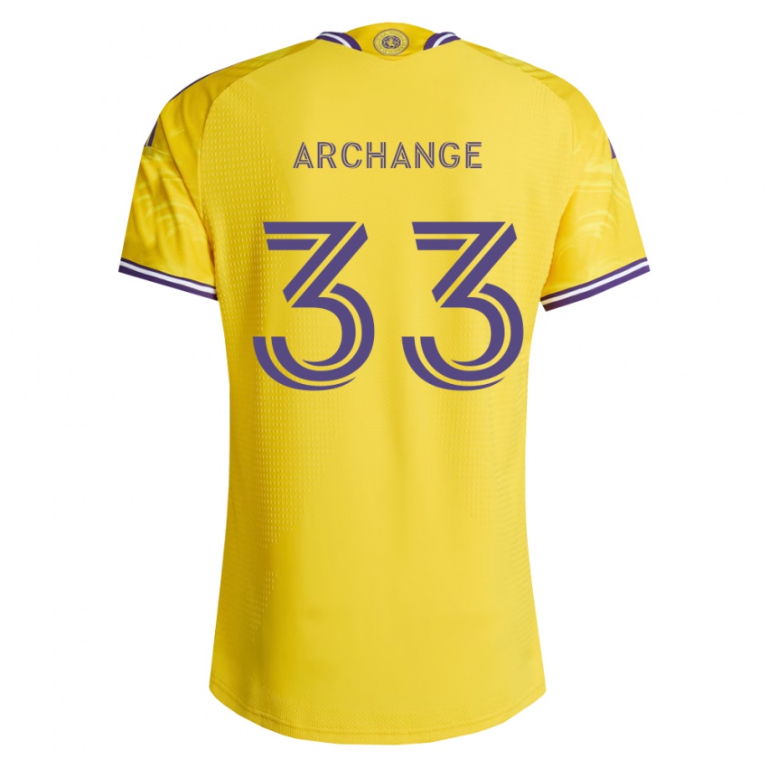 נשים Clovis Archange #33 סגול צהוב הרחק ג'רזי 2026/27 חולצה קצרה