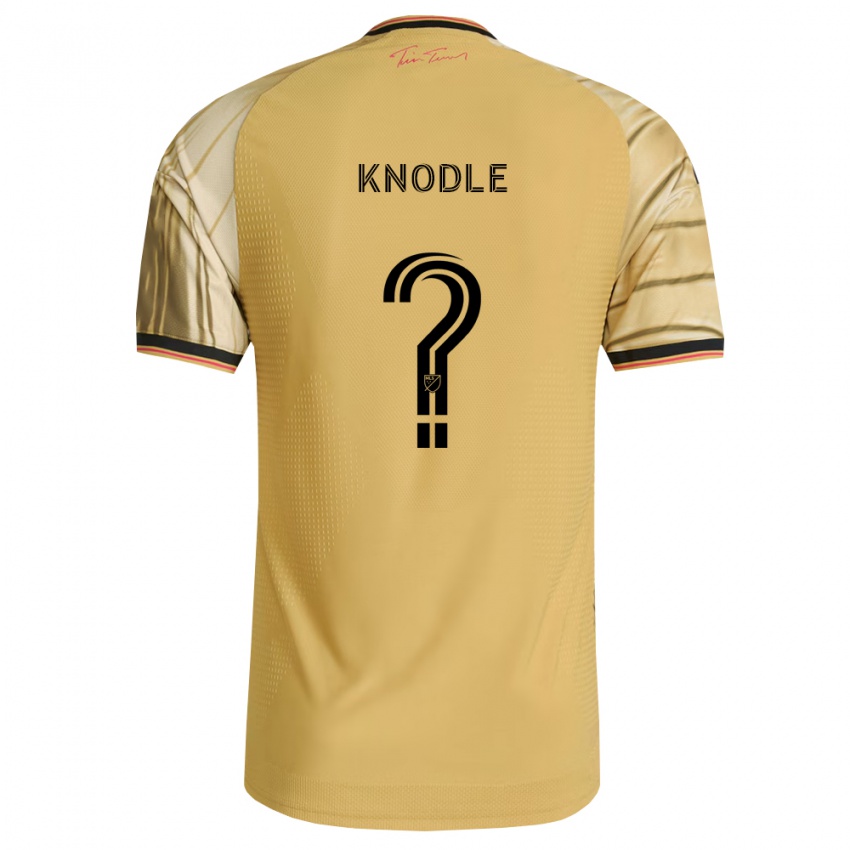 נשים Carter Knodle #0 חום צהוב שחור הרחק ג'רזי 2026/27 חולצה קצרה
