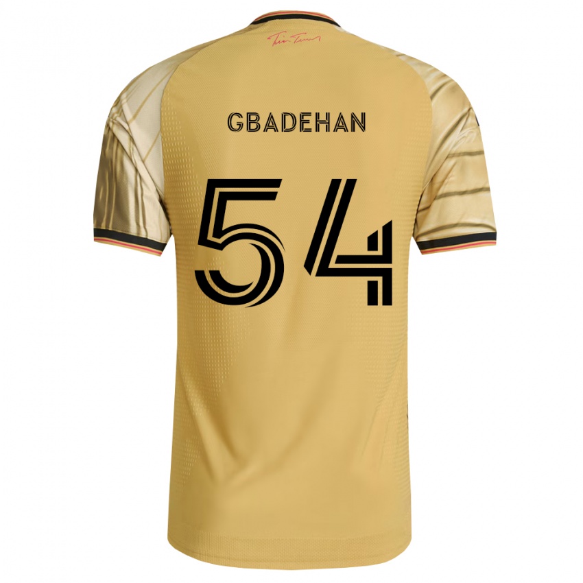 נשים Adeteye Gbadehan #54 חום צהוב שחור הרחק ג'רזי 2026/27 חולצה קצרה
