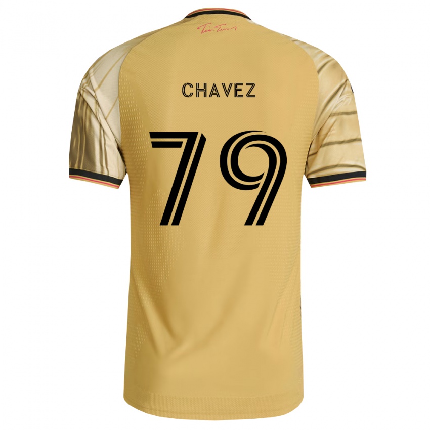 נשים Emiliano Chavez #79 חום צהוב שחור הרחק ג'רזי 2026/27 חולצה קצרה
