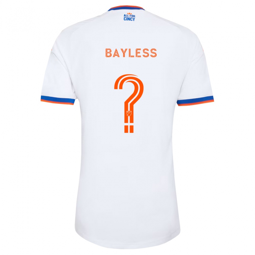 נשים Blake Bayless #0 לבן כחול צי כתום הרחק ג'רזי 2026/27 חולצה קצרה