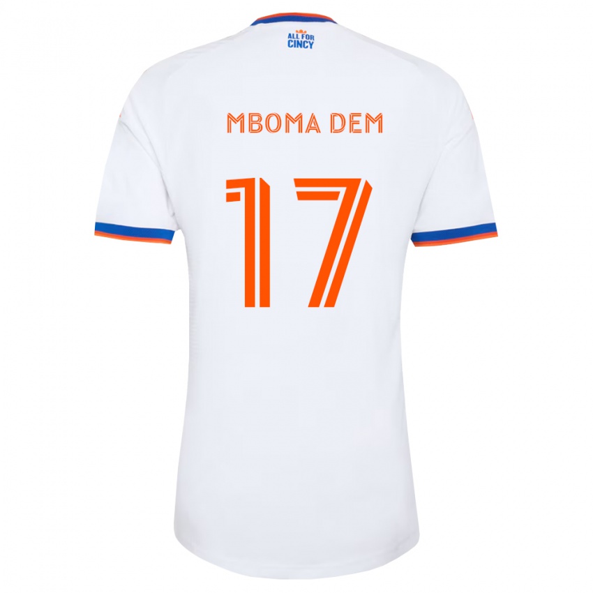 נשים Kenji Mboma Dem #17 לבן כחול צי כתום הרחק ג'רזי 2026/27 חולצה קצרה
