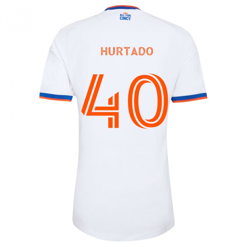 נשים Dilan Hurtado #40 לבן כחול צי כתום הרחק ג'רזי 2026/27 חולצה קצרה