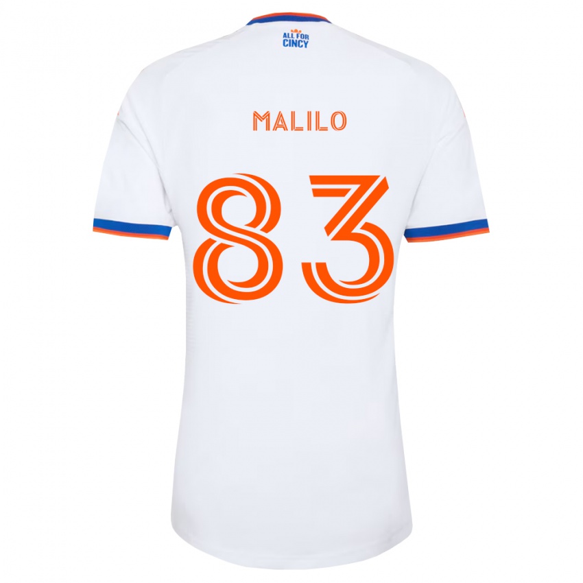 נשים Chance Malilo #83 לבן כחול צי כתום הרחק ג'רזי 2026/27 חולצה קצרה
