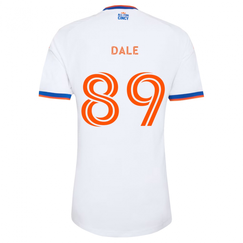 נשים Connor Dale #89 לבן כחול צי כתום הרחק ג'רזי 2026/27 חולצה קצרה