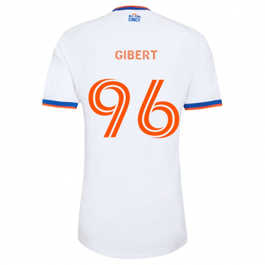 נשים גאל ז׳יבר #96 לבן כחול צי כתום הרחק ג'רזי 2026/27 חולצה קצרה