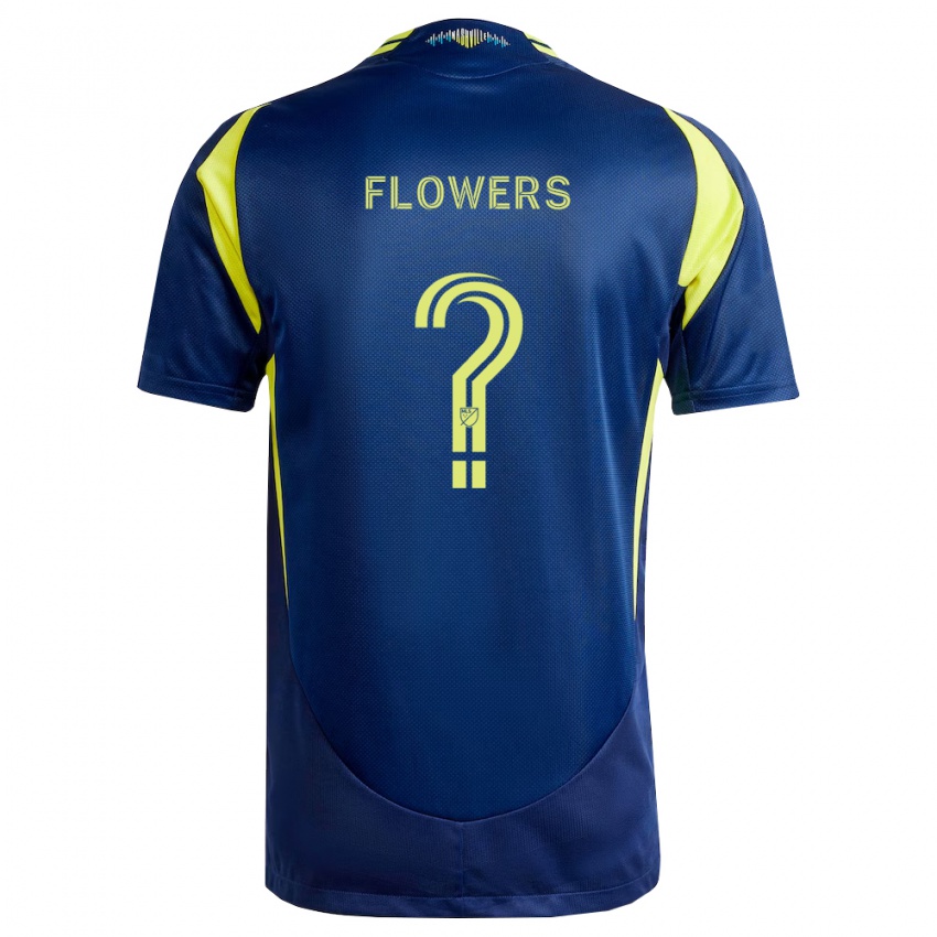 נשים Ashton Flowers #0 צהוב כחול צי הרחק ג'רזי 2026/27 חולצה קצרה