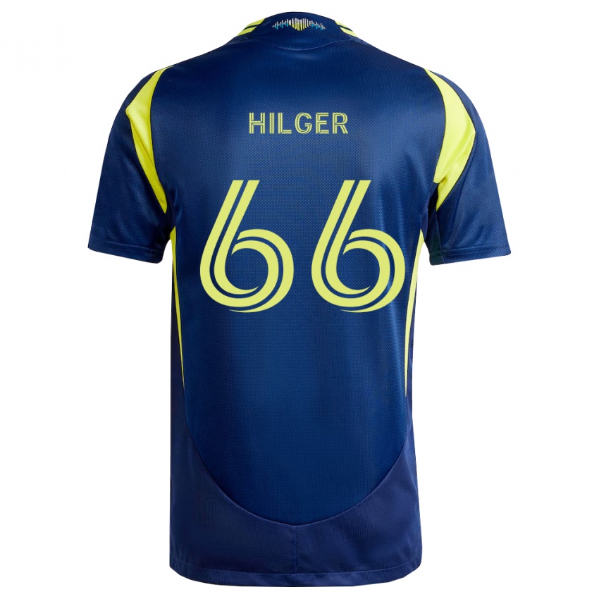 נשים Brooks Hilger #66 צהוב כחול צי הרחק ג'רזי 2026/27 חולצה קצרה