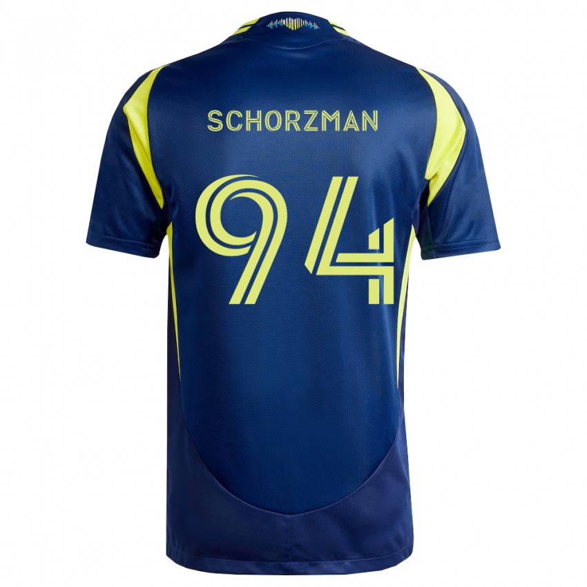 נשים Eamon Schorzman #94 צהוב כחול צי הרחק ג'רזי 2026/27 חולצה קצרה