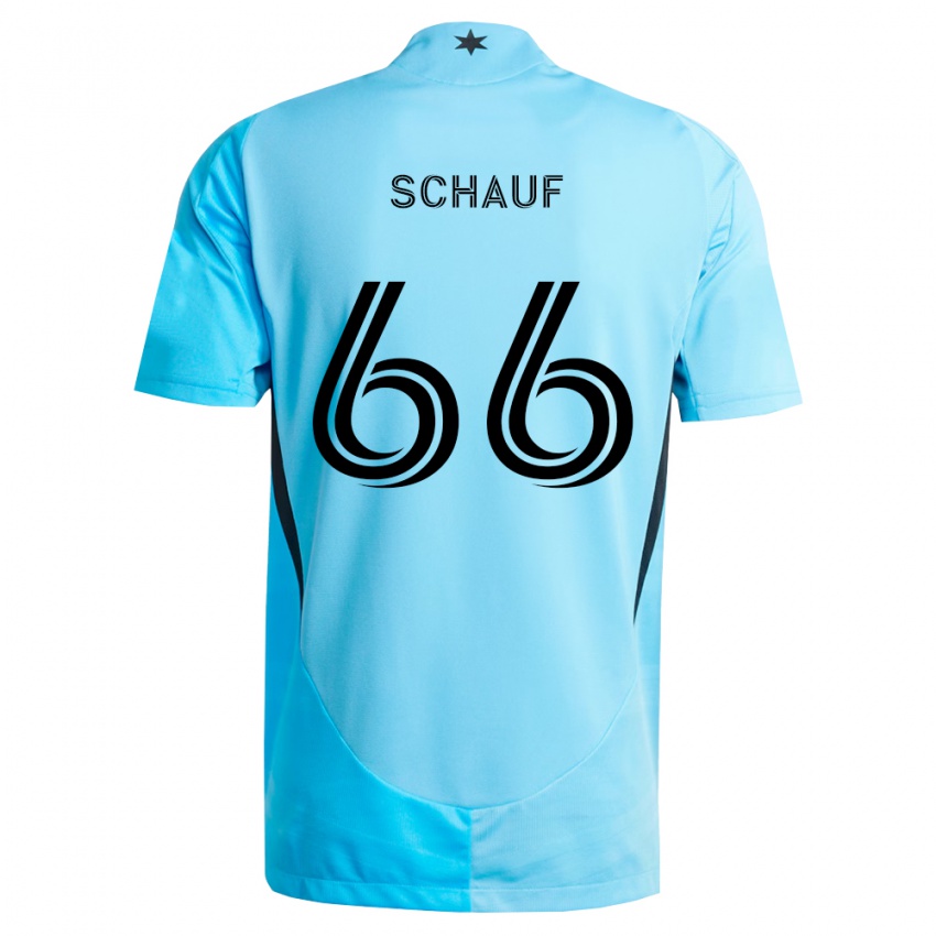 נשים Brody Schauf #66 כחול בהיר שחור הרחק ג'רזי 2026/27 חולצה קצרה
