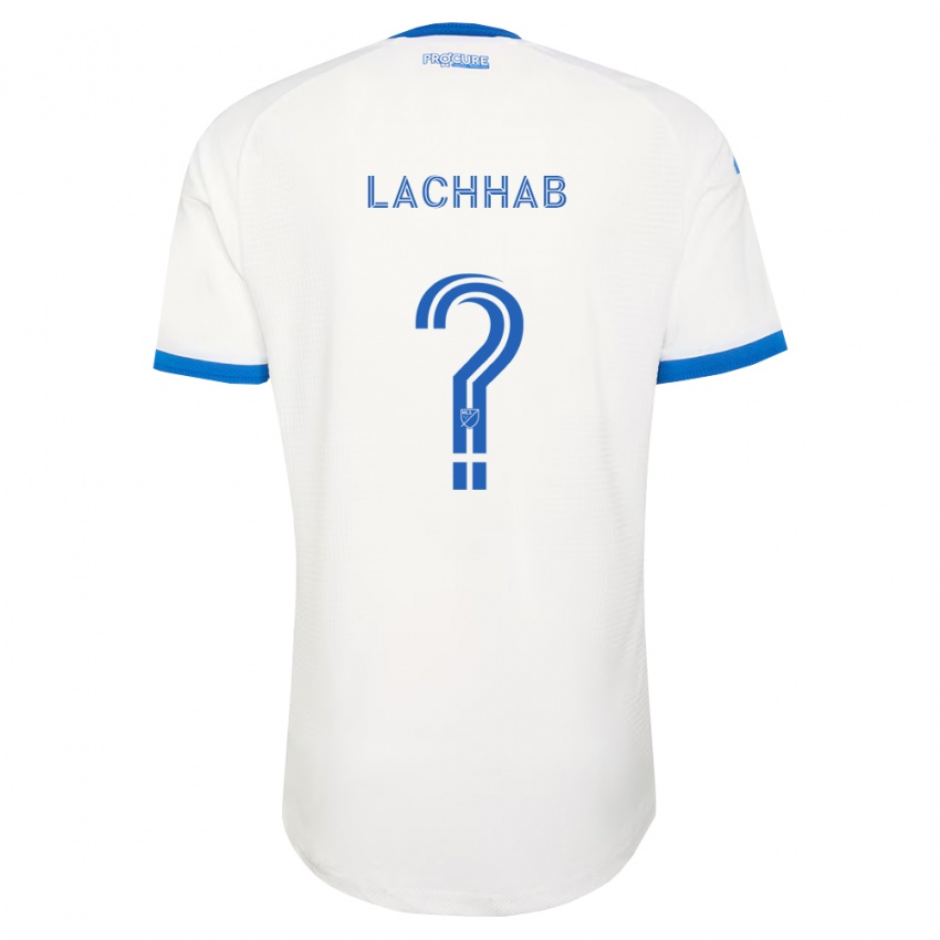 נשים Zaky Lachhab #0 כחול שמיים לבן הרחק ג'רזי 2026/27 חולצה קצרה