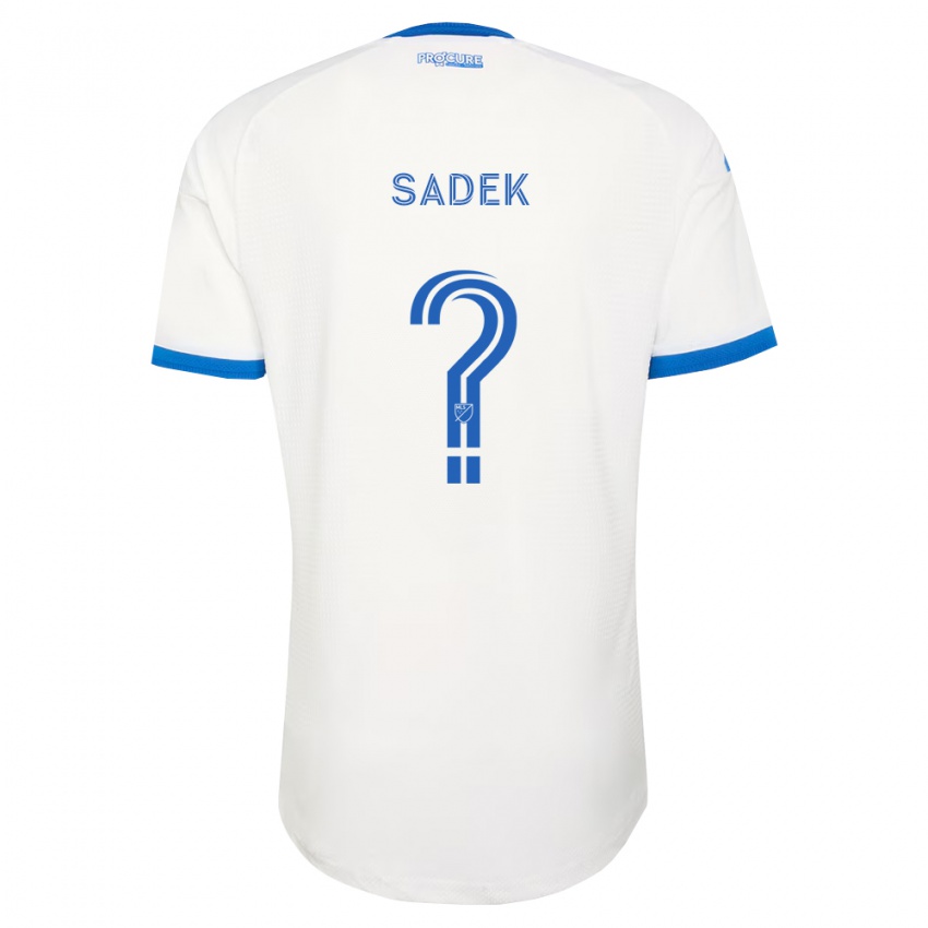 נשים Aghilas Sadek #0 כחול שמיים לבן הרחק ג'רזי 2026/27 חולצה קצרה