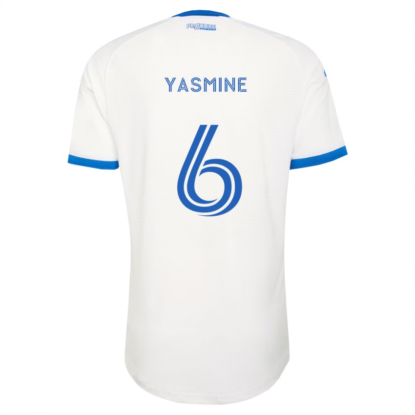 נשים Décombe Yasmine #6 כחול שמיים לבן הרחק ג'רזי 2026/27 חולצה קצרה