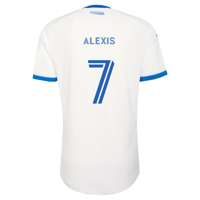 נשים John Alexis #7 כחול שמיים לבן הרחק ג'רזי 2026/27 חולצה קצרה