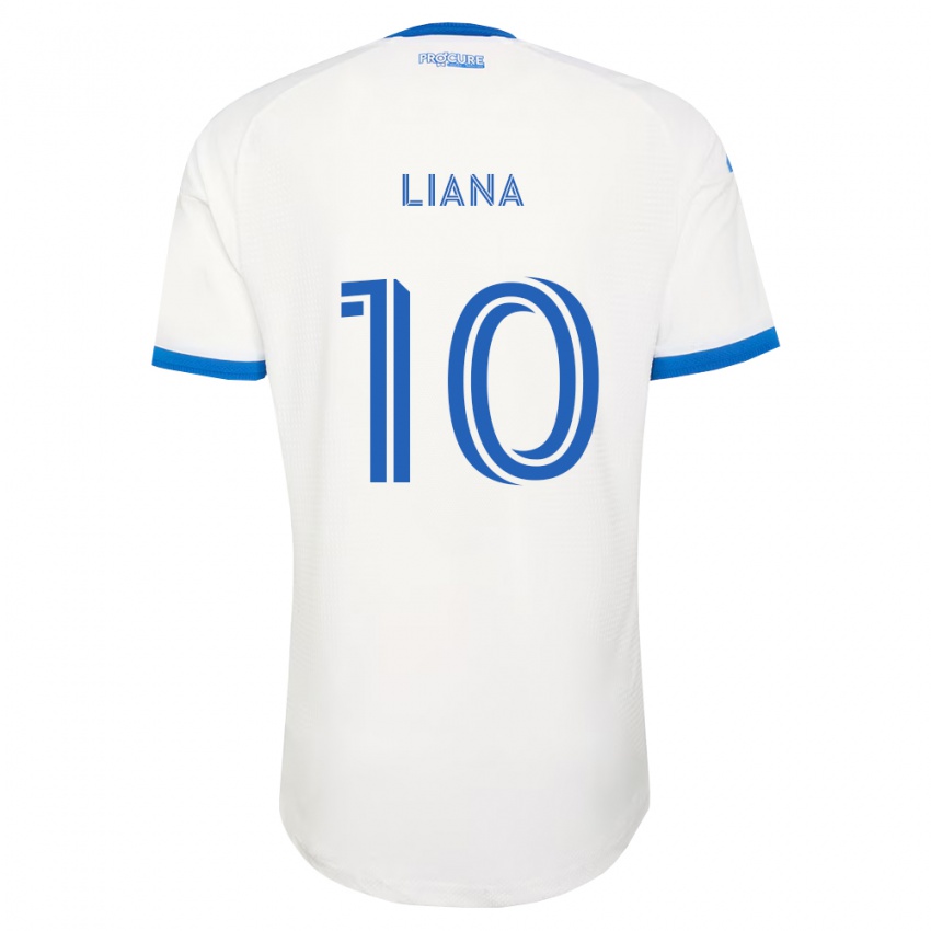 נשים Tarasco Liana #10 כחול שמיים לבן הרחק ג'רזי 2026/27 חולצה קצרה