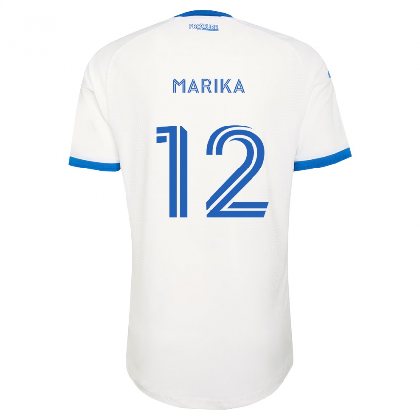 נשים Martineau Marika #12 כחול שמיים לבן הרחק ג'רזי 2026/27 חולצה קצרה