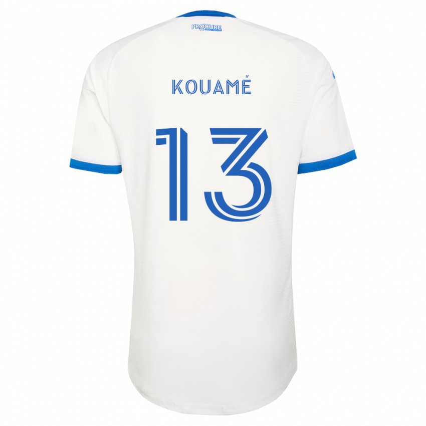 נשים Rafael Kouamé #13 כחול שמיים לבן הרחק ג'רזי 2026/27 חולצה קצרה