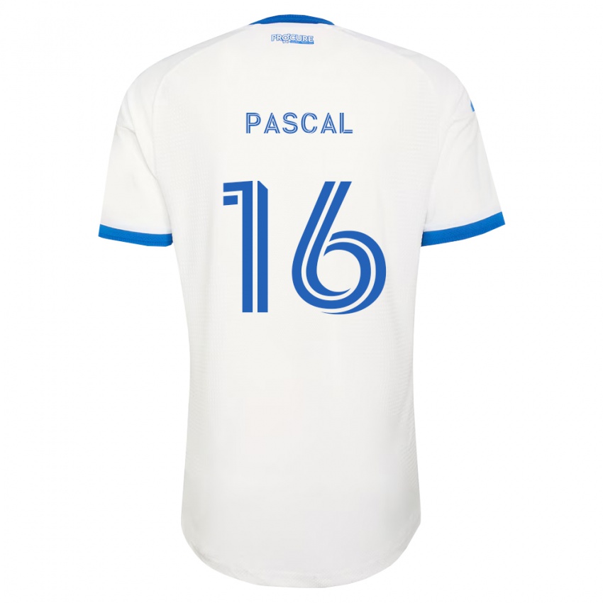 נשים Raphael Pascal #16 כחול שמיים לבן הרחק ג'רזי 2026/27 חולצה קצרה