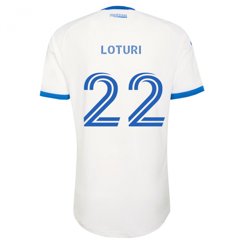 נשים Victor Loturi #22 כחול שמיים לבן הרחק ג'רזי 2026/27 חולצה קצרה
